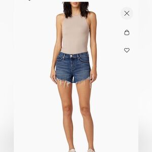 Hudson Jeans Gemma Mid-Rise Denim Shorts